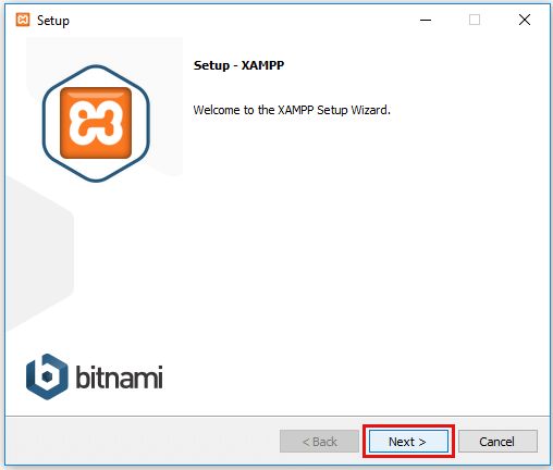 XAMPP Setup Wizard