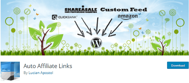 WordPress Affiliate Plugin Auto Affiliate Link