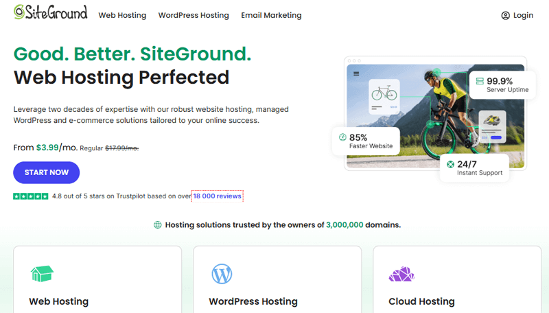 SiteGround Best Web Hosting