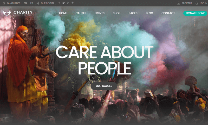 CharityFoundation WordPress Themes for nonprofits