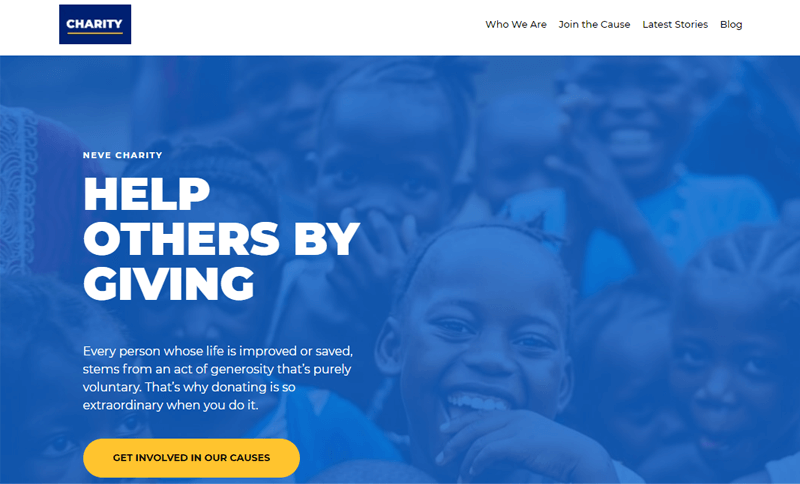 Neve-Charity Website Template