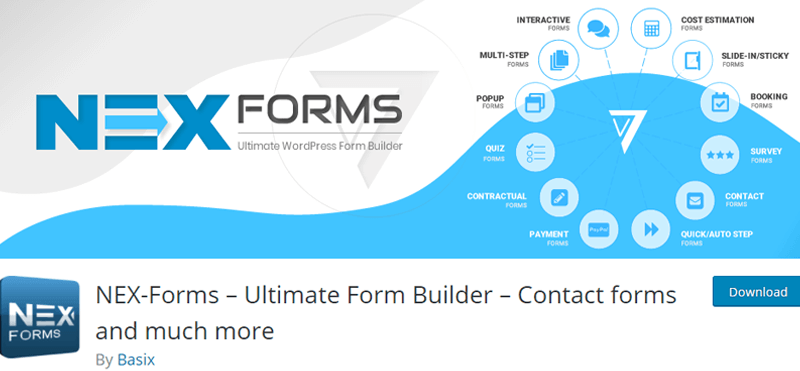 NEX-Forms Free WordPress Survey Plugin