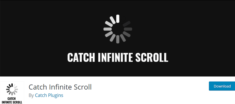 Catch Infinite Scroll WordPress Plugin