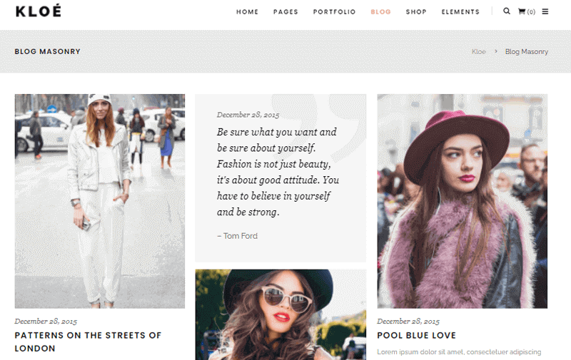 KloeTheme lifestyle blog topics