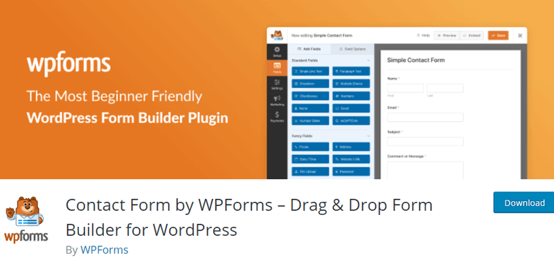 WPForms WordPress Donation Plugin