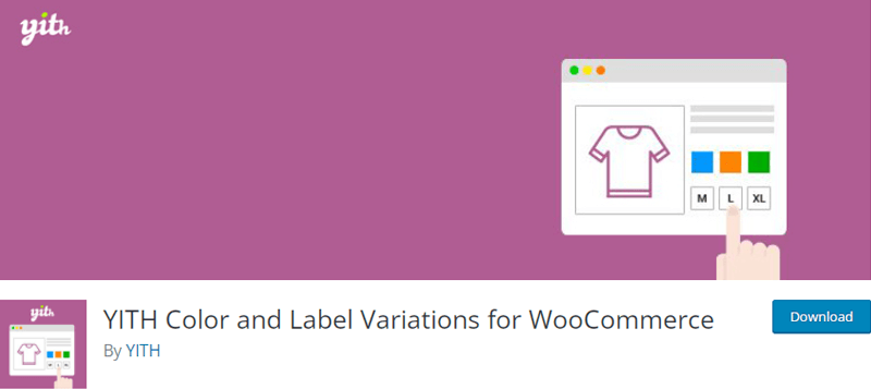 YITH Color and Label Variations for Woocommerce Plugin