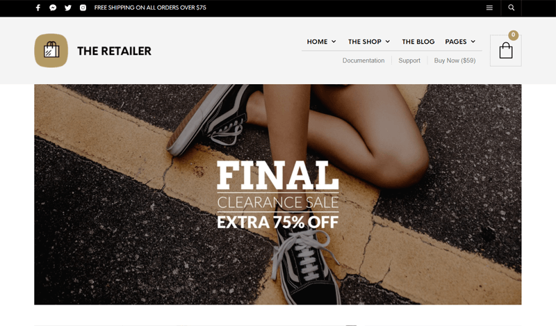 The Retailer eCommerce WooCommerce Theme With Elementor