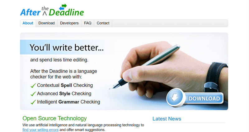 After the Deadline - Best Grammar Corrector