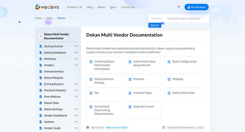 Dokan Documentation