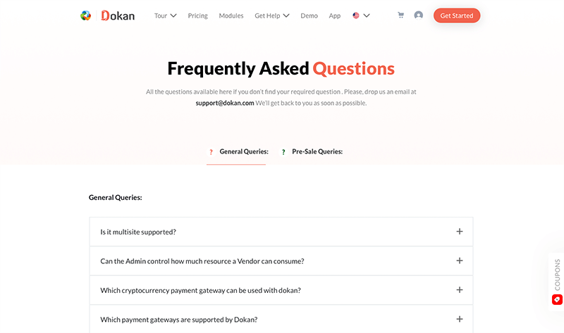 Dokan FAQ