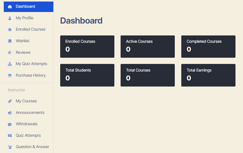 Frontend Dashboard