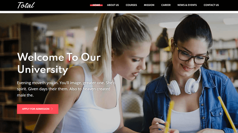 Total Education Template