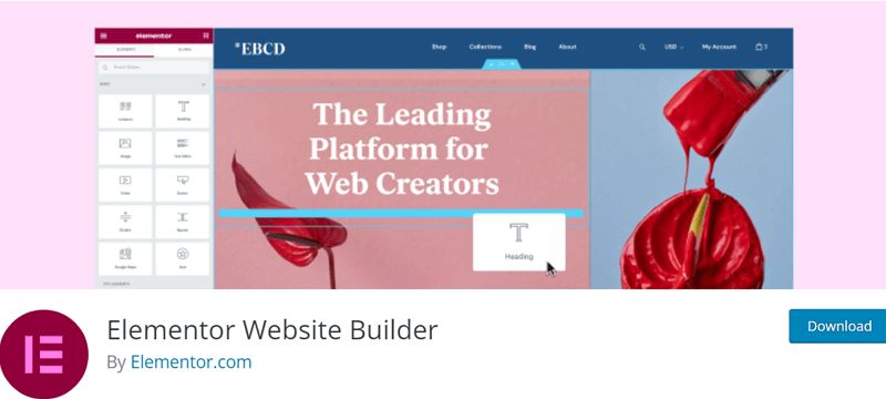 Elementor WordPress Plugin