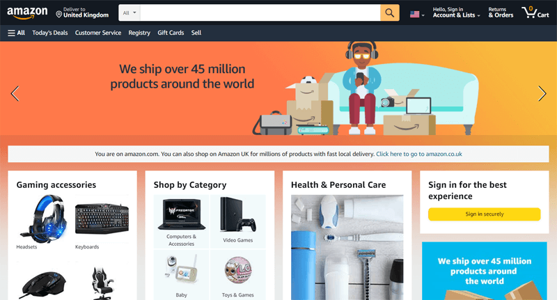 Amazon eCommerce Site - How to Create a Website