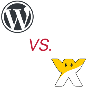WordPress Vs Wix Logo