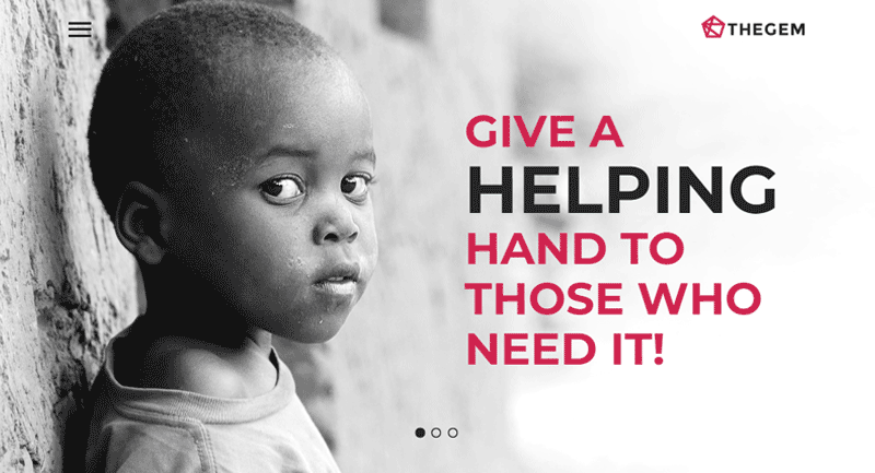 The Gem Best Donation WordPress Theme