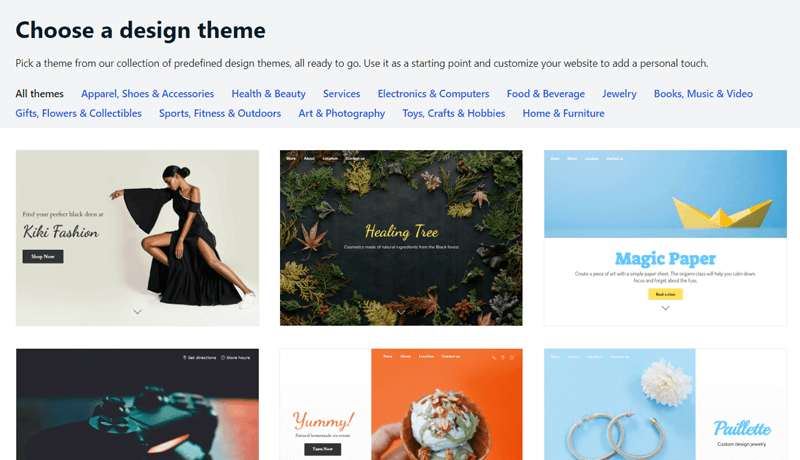 Ecwid Themes - Shopify Alternative