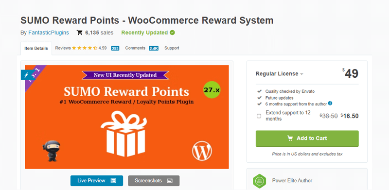 SUMO Reward Points - WooCommerce Reward System 