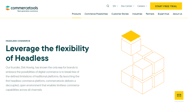 commercialtools - Top Headless eCommerce Platforms