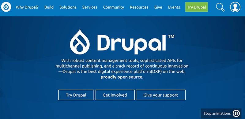 Drupal Traditional CMS Platform