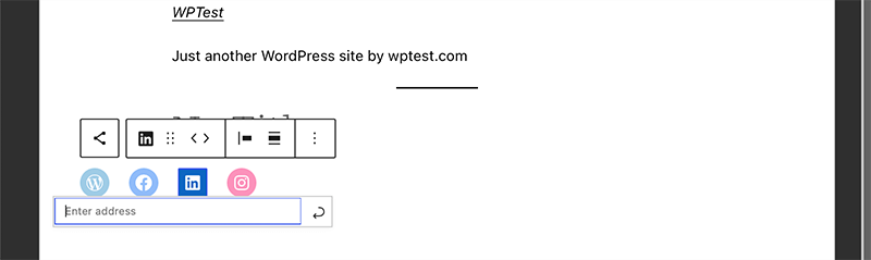 Add URL to the Your Profile