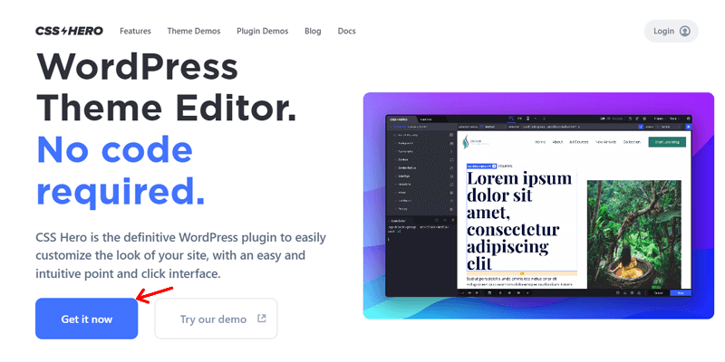 Get the CSS Hero WordPress Plugin