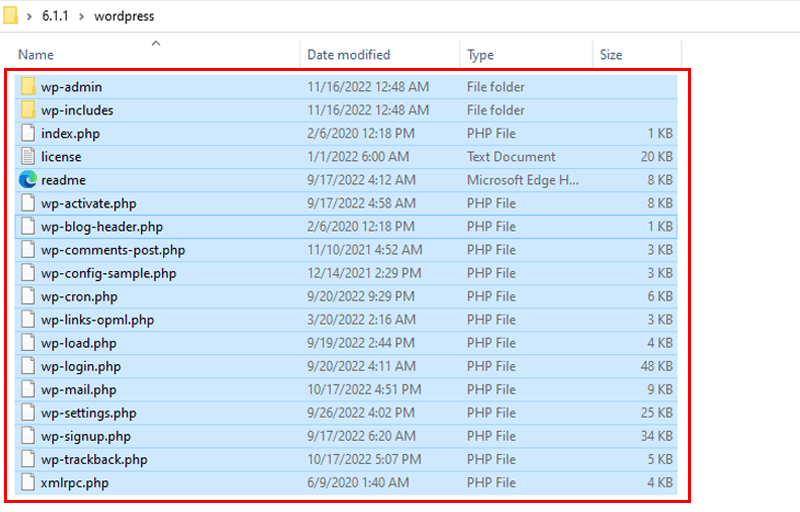 Copy the Remaining Database Files