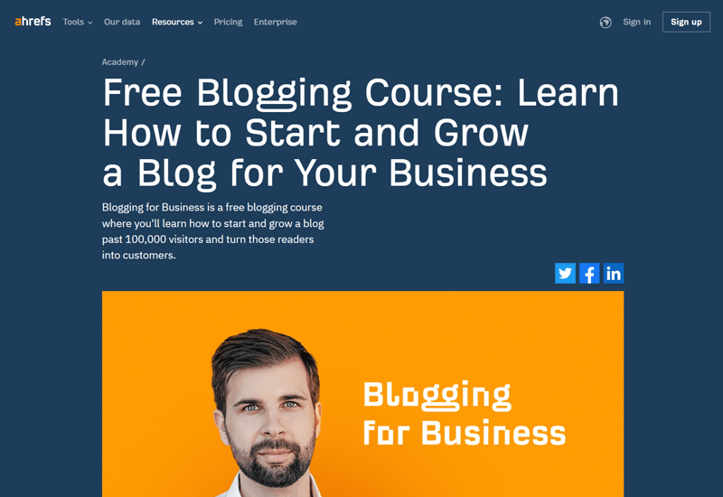 Blogging for Business - Content Marketing Courses