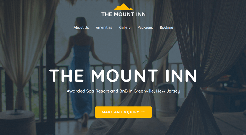 Astra Hotel Booking Website Template Example