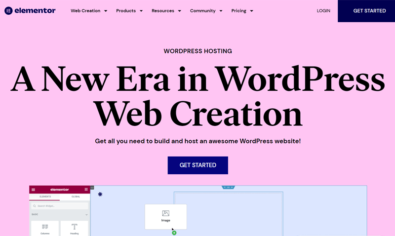 Elementor Website Builder - Wix Alternatives