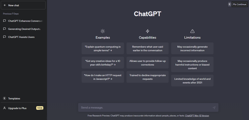 Insight into ChatGPT Interface