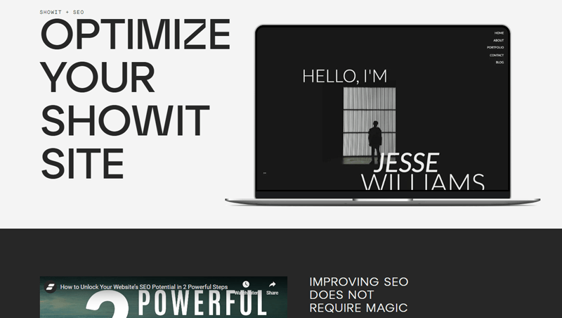 Showit and SEO