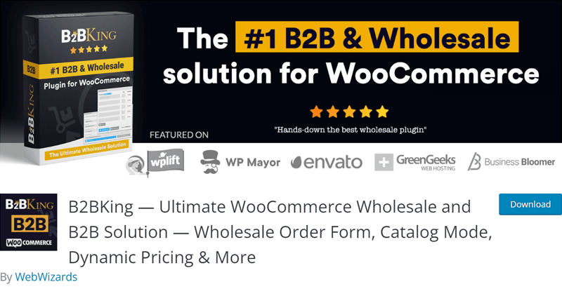 B2BKing WordPress Plugin