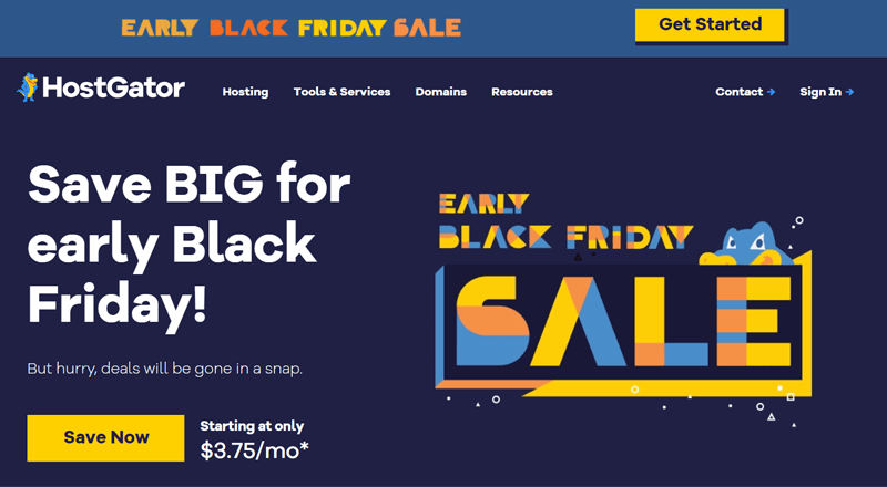 HostGator Black Friday Domain Deals