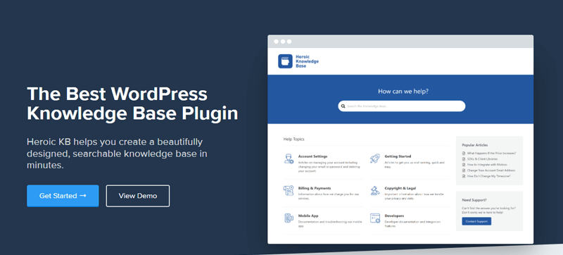 Heroic WordPress Knowledge Base Plugin