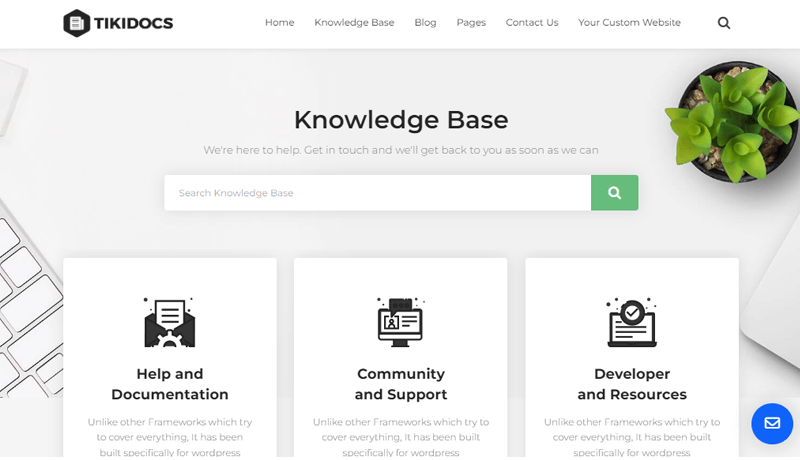 Tikidocs WordPress Knowledge Base Theme