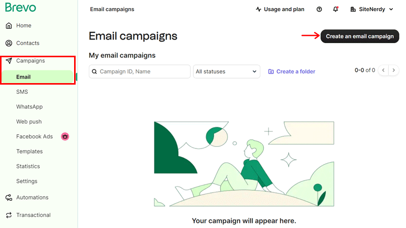 Create an Email Campaign