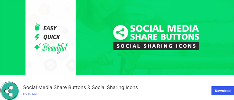 Social Media Share Buttons WordPress Plugin