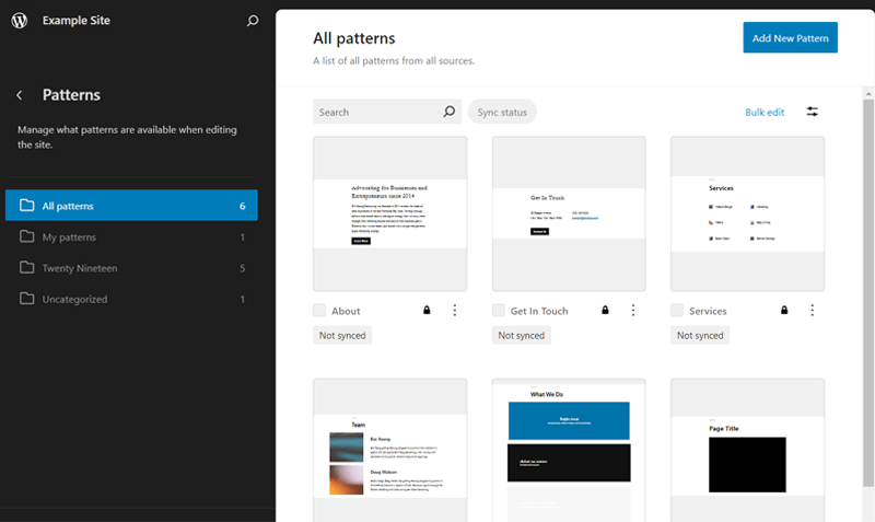 Pattern Management