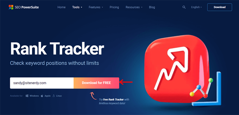 Download Rank Tracker for Free