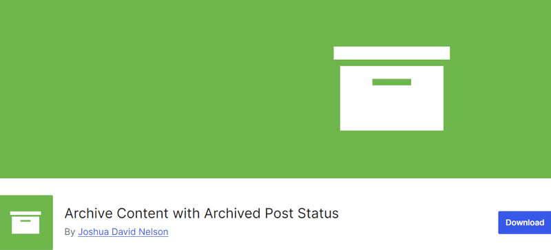 Archive Content with Archive Post Status