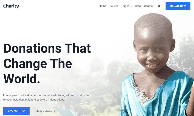 Kadence Theme - Best WordPress Themes for Nonprofits