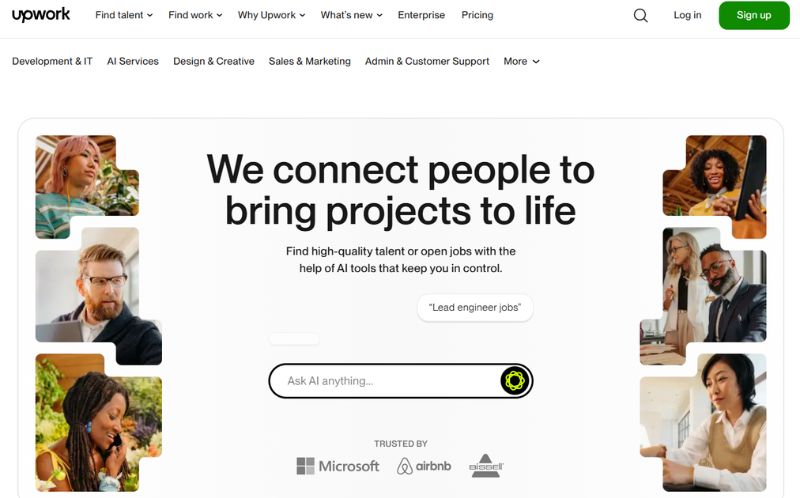 Upwork to Hire a PRO