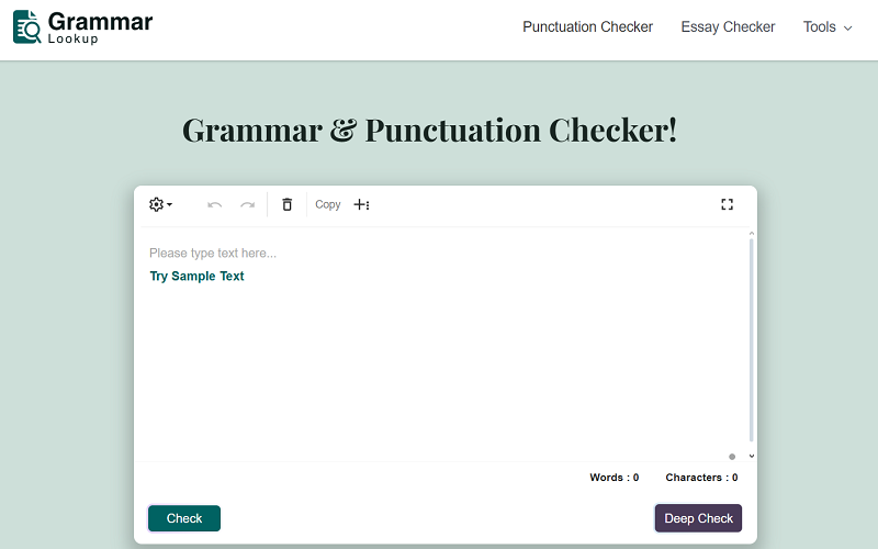 Grammar Lookup - Free Online Grammar Corrector