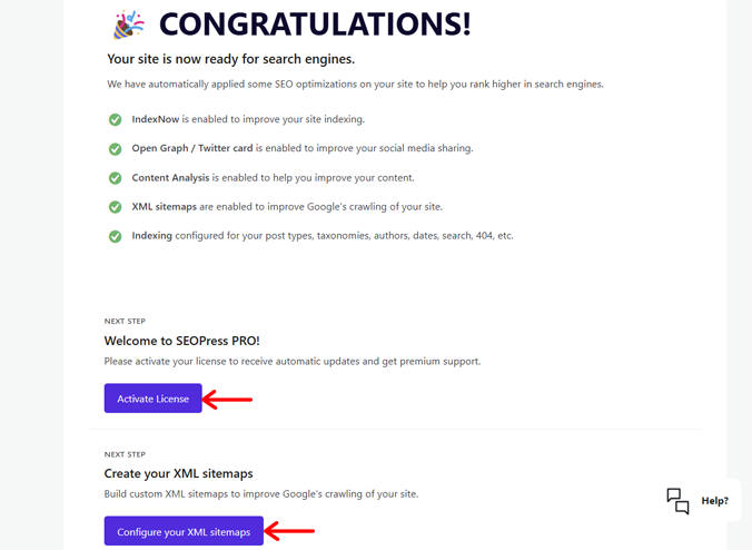 Configure XML Sitemaps