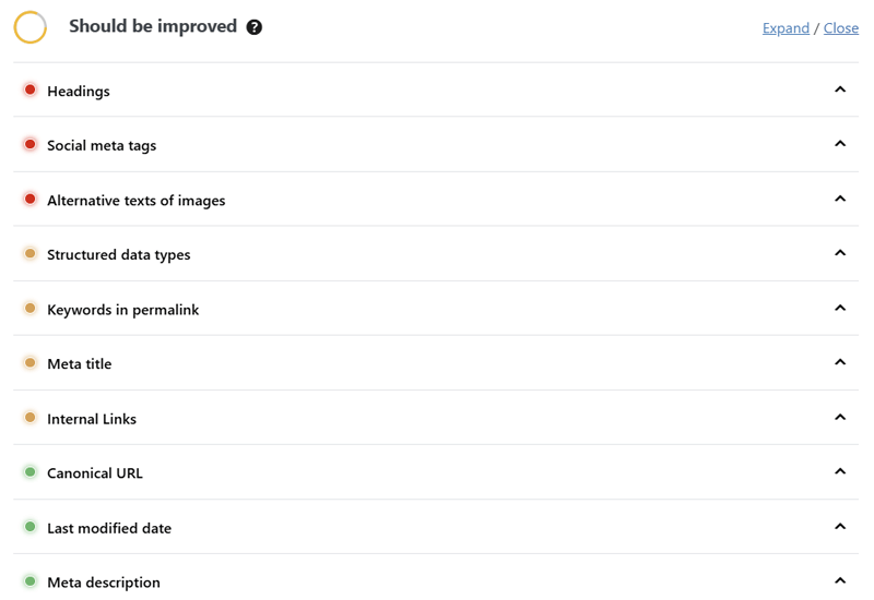 Content Suggestions of SEOPress