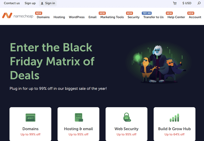 Namecheap Domain Offers