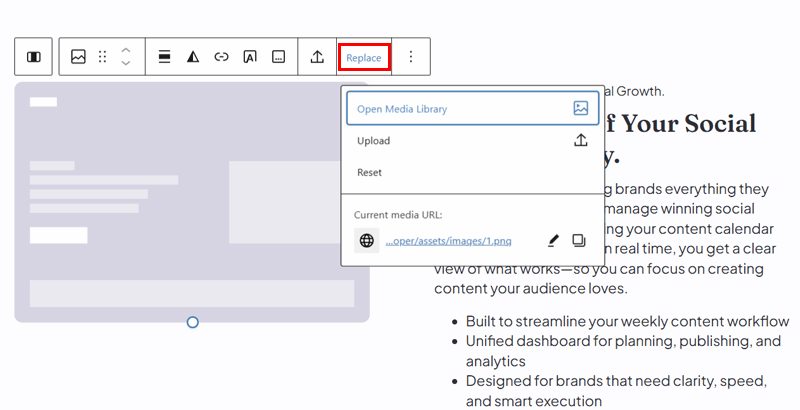 Replace or Change WordPress Images
