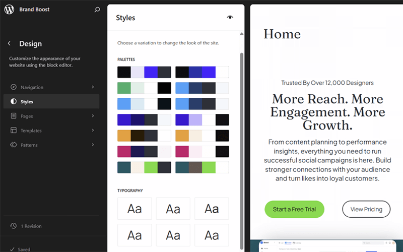 WP Cooper Customization Options