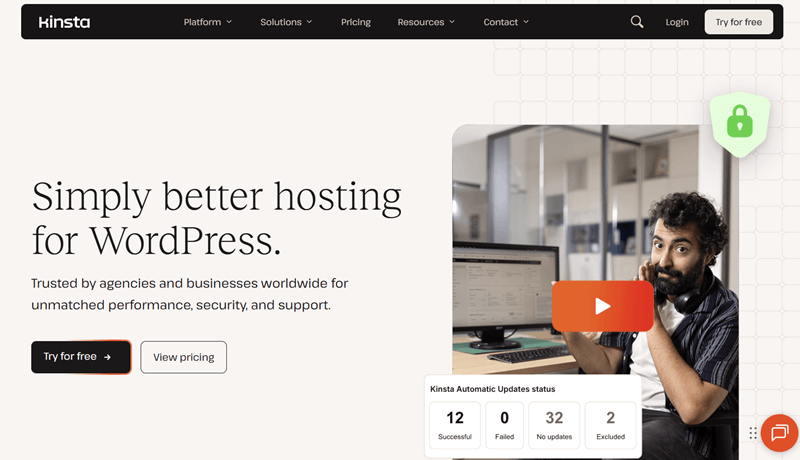 Kinsta Managed Hosting Service